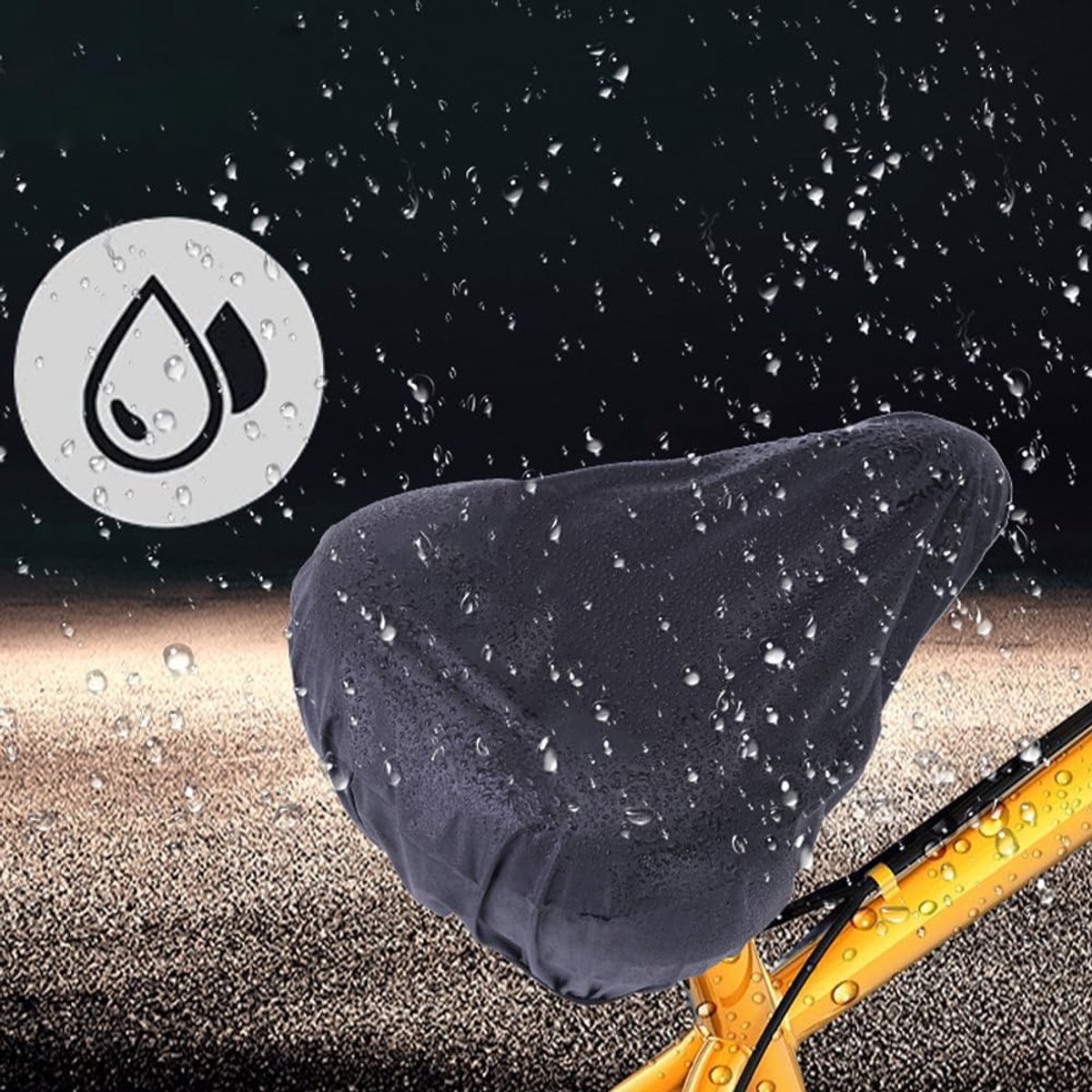 Waterdichte fietszadelhoes - elastisch - universeel