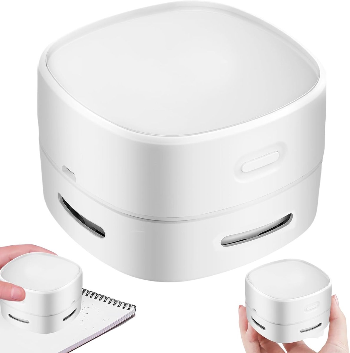 Krachtige Mini-stofzuiger - Draadloos, USB-oplaadbaar en Draaibaar voor Kantoor, Auto en School