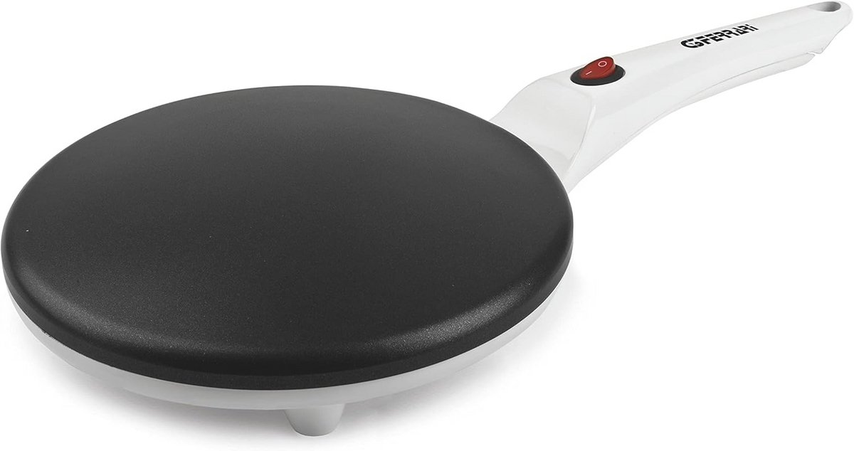 Crêpe-pan met Thermostaat en Anti-aanbaklaag - 800 W, 20 cm Diameter
