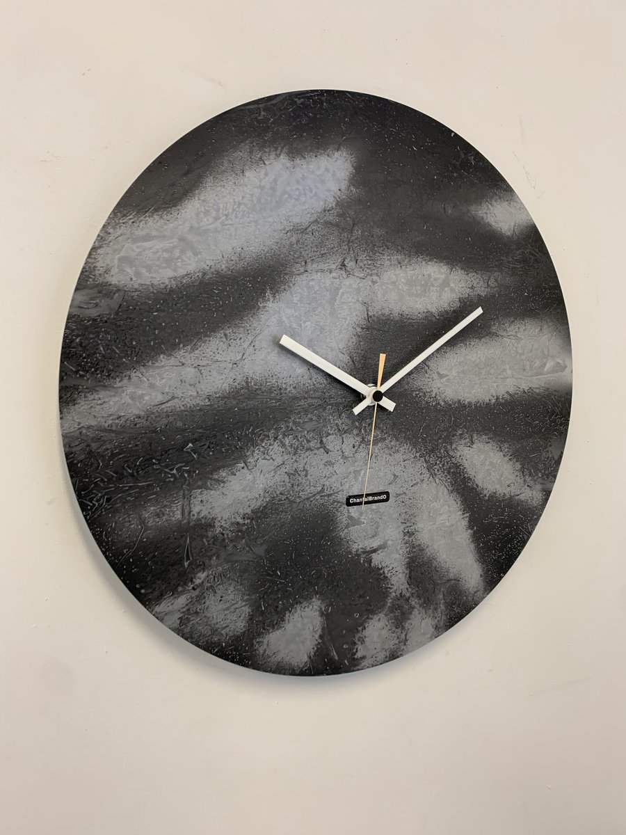 ChantalBrandO Wandklok BRETAGNE XL Modern Industrieel Design
