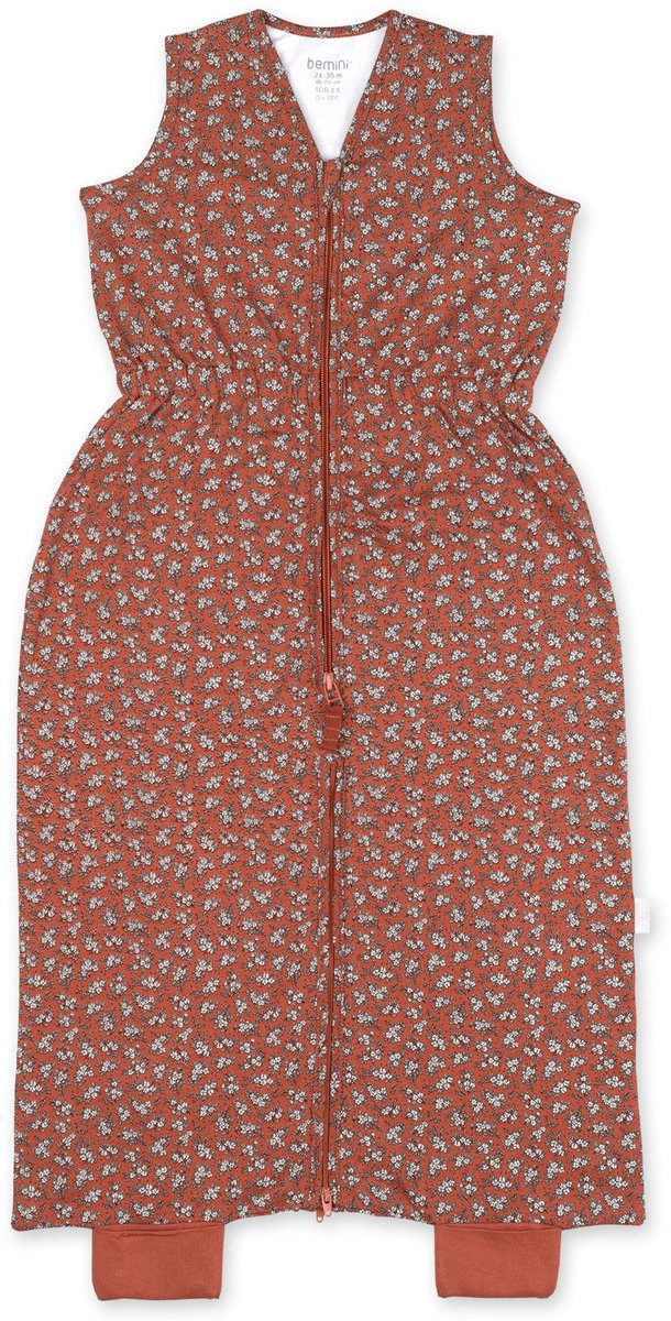 BEMINI Babyslaapzak - MAGIC BAG 24-36m - TOG 0.5 - Zomerjersey - Heidi Karmozijn