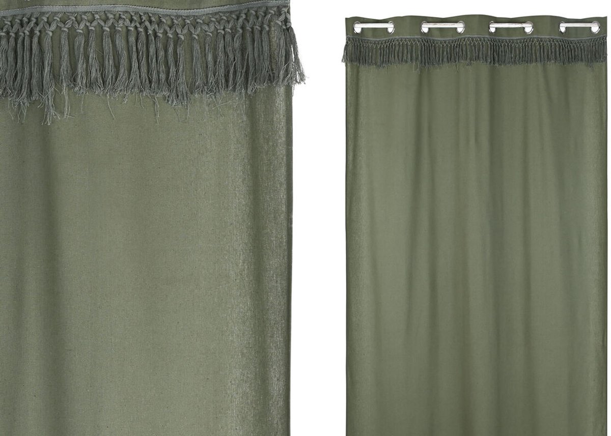 Gordijn Home ESPRIT Groen 140 x 260 x 260 cm