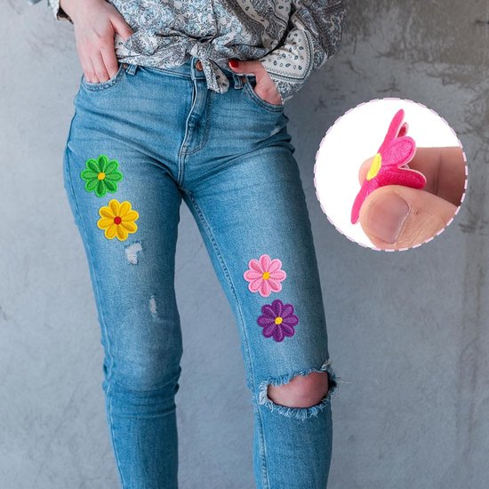 Lot de 14 écussons thermocollants brodés à coudre pour Vêtements , Vêtements de bricolage, pour vestes, chapeaux, sacs à dos, jeans, 4 x 4 cm