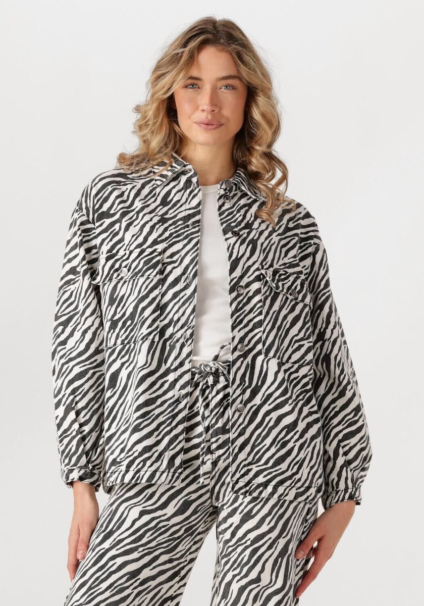Moves Noliana Shirt 4228 Jassen Dames - Zomerjas - Multi - Maat 36