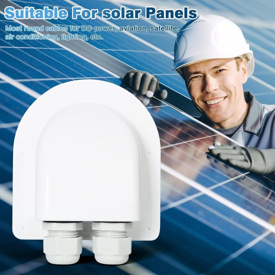 Klöber Dubbele Kabeldoorvoer Rood Kabels Airco, Zonnepanelen, Boilers | Alles voor het dak onder