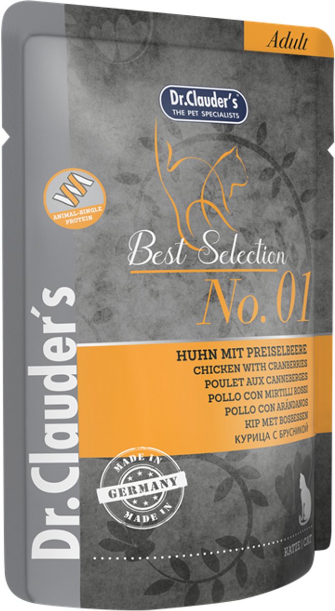 Dr Clauder's Cat Best Selection Adult No 1 16x85g - 16x85g