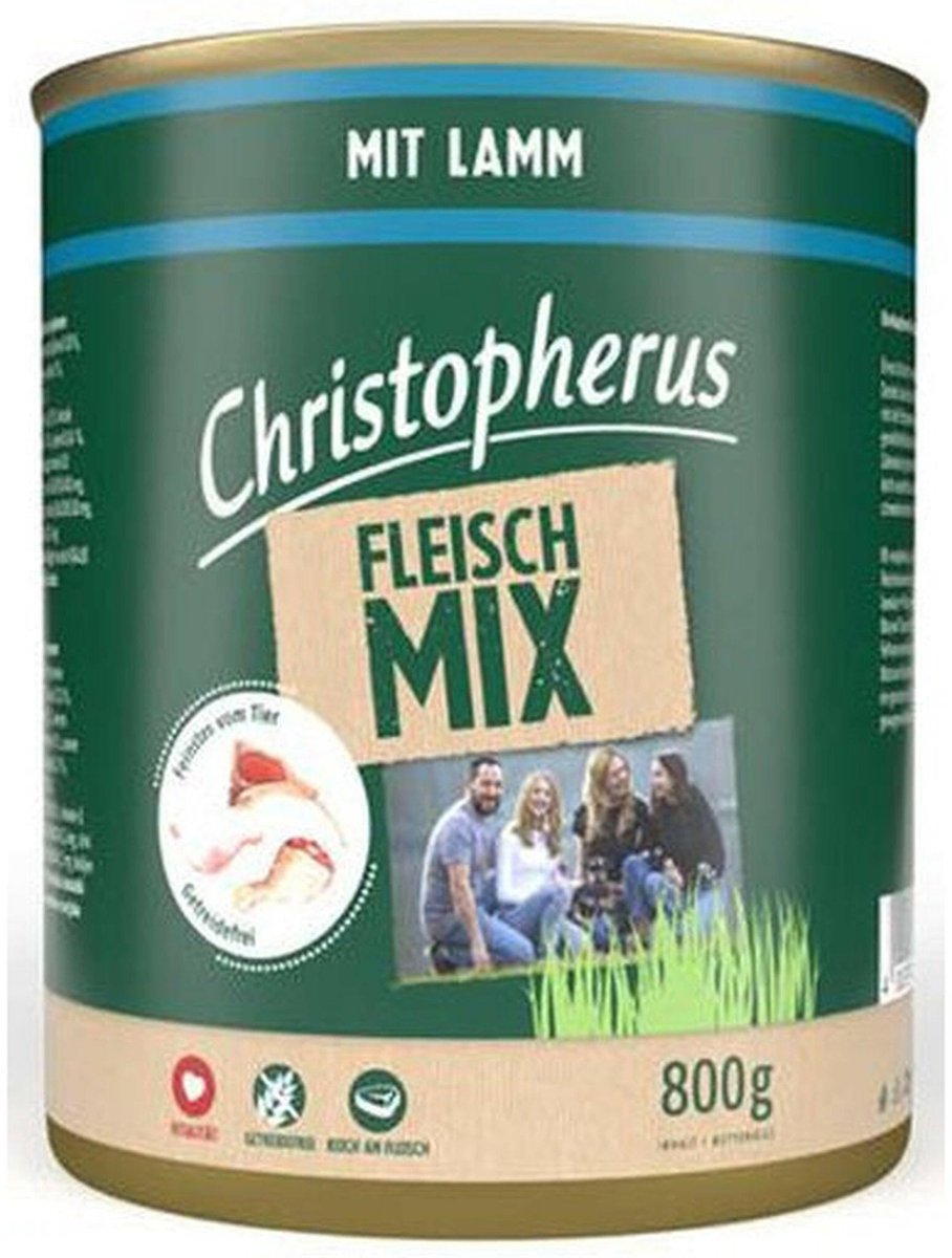 Christopherus vleesmix 6x800g - lam