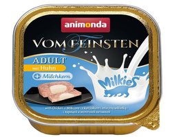 Animonda Cat Vom Feinsten 32x100g - met kip + melkcentrum