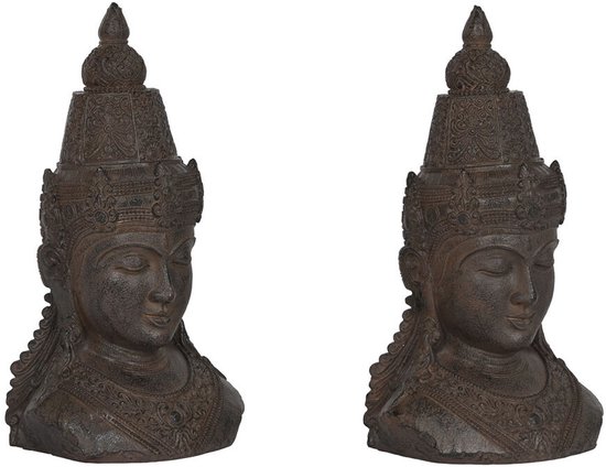 Bokstöd Home ESPRIT Résine Orientale 15 x 11 x 28 cm