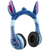 Stitch - draadloze kinderkoptelefoon - pluche oortjes - met volumebegrenzing - lange speeltijd