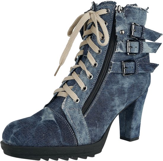 Escarpins Rock Rebel by EMP en denim bleu pour femme - EU39