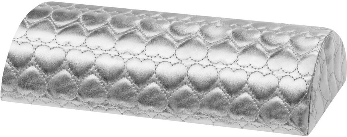 Manicure Kussen - Armsteun Nagelstyliste Handkussen - Manicure Tafel Kussen - Hartjesmotief Zilver