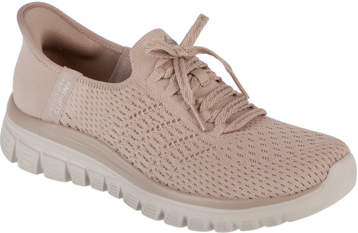 Skechers Graceful - First Blush, Vrouwen, Beige, Sneakers, maat: 35,5