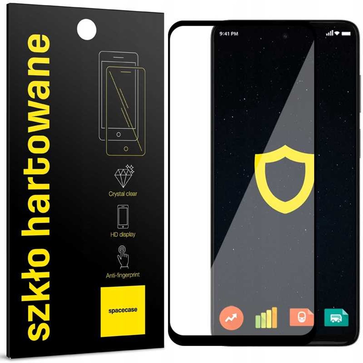 Spacecase 5D Gehard Glas Voor Motorola Moto G62 5G Beschermende