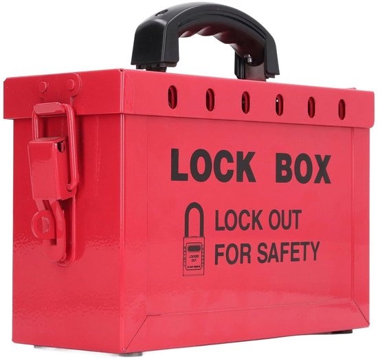 Ergonomic Metal Handle Stainless Steel Large Capacity Lockout Tagout ...