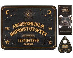 Something Different - Talking Board with Planchette Ouija bord - Zwart/Goudkleurig
