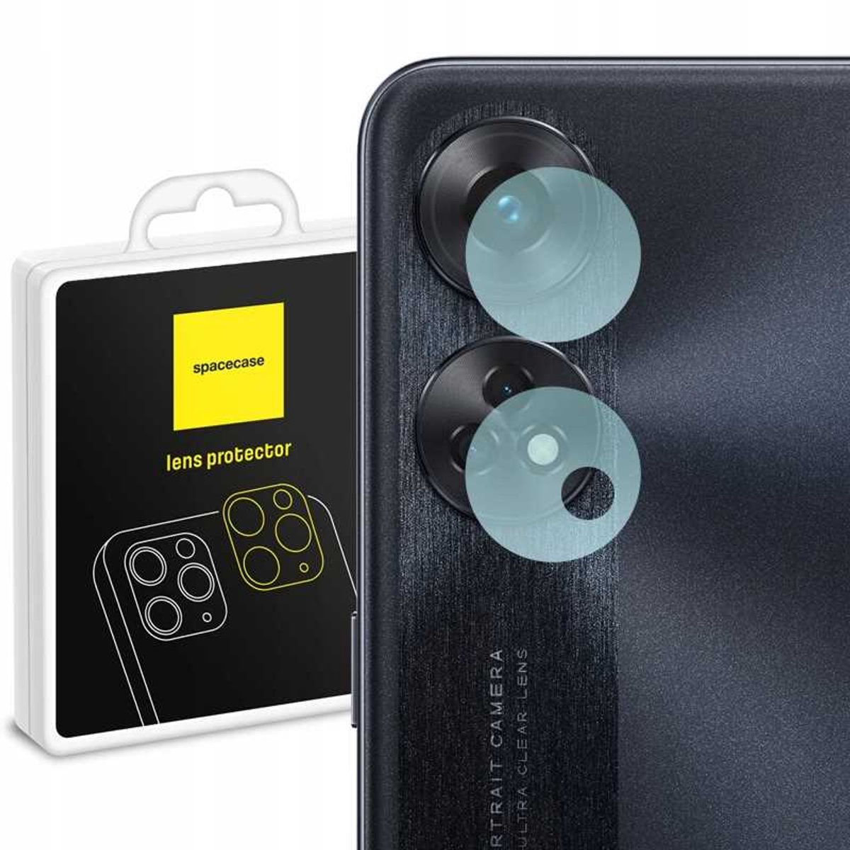 Spacecase Gehard Cameraglas Voor Oppo Reno 8T Bescherming