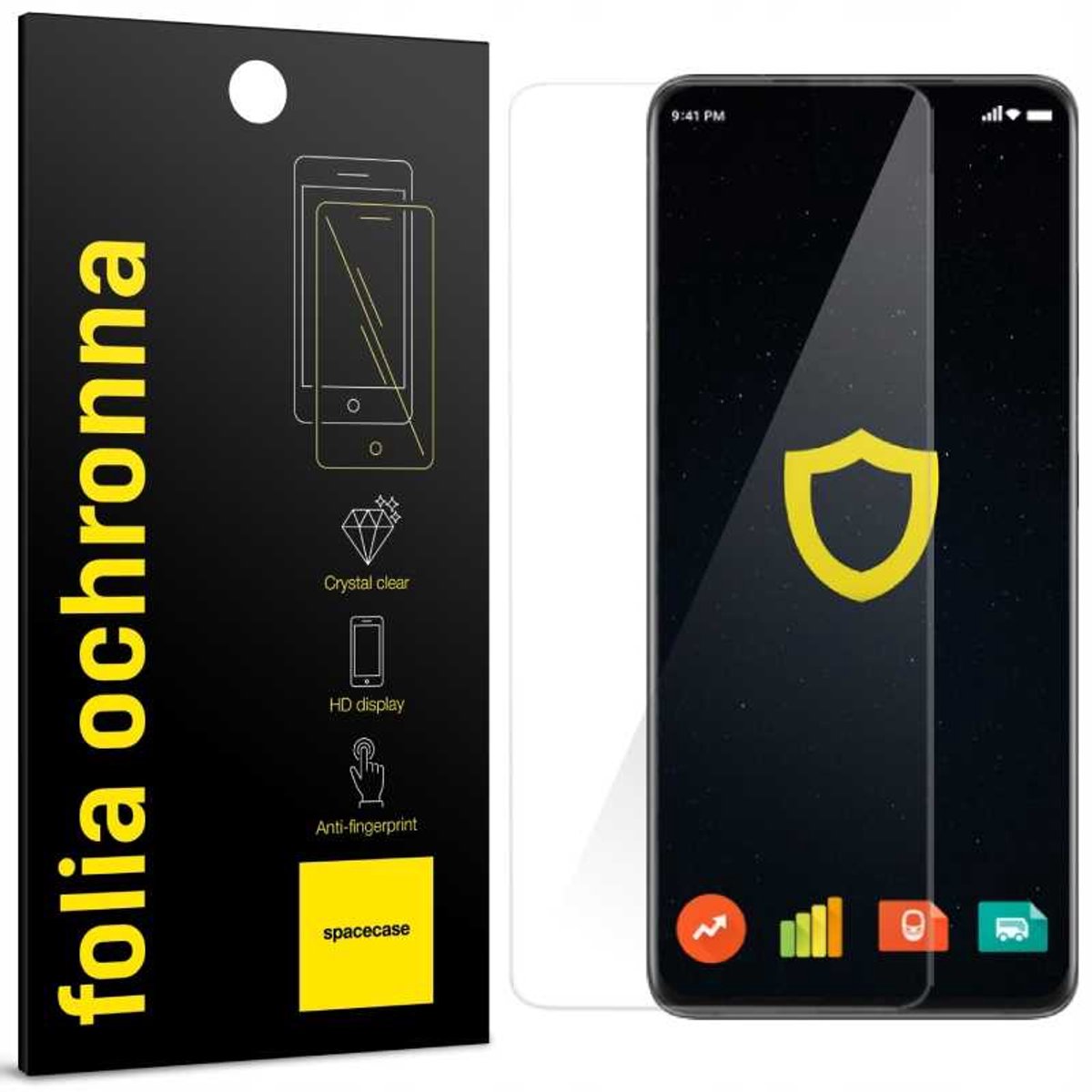 Spacecase Hydrogel Van Gehard Glas Voor Samsung Galaxy S21 Ultra