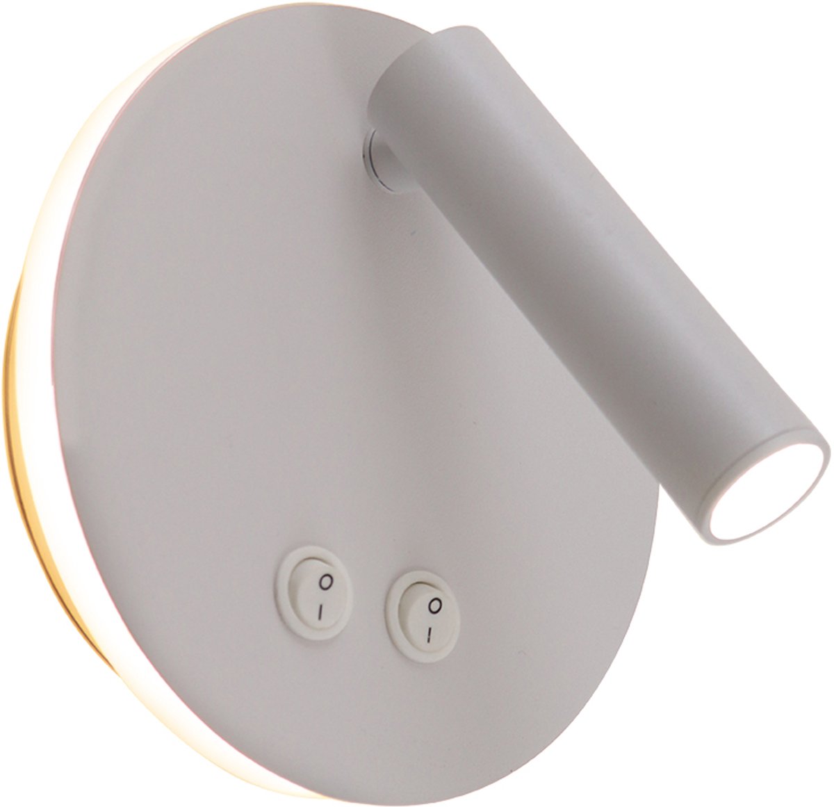Olucia - ROBBIE - Wandlamp - Wit - Vorm: Rond