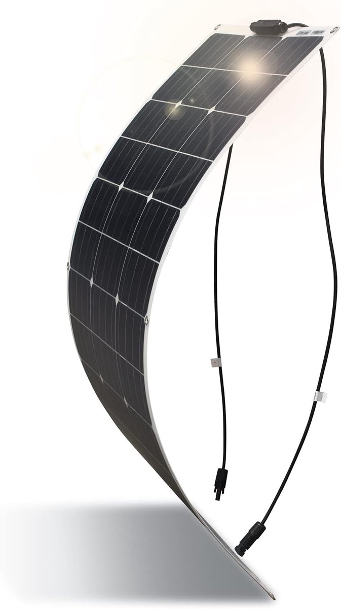 Flexibele 100W Zonnepanelen voor Outdoorgebruik - Draagbaar, Efficiënt en Duurzaam