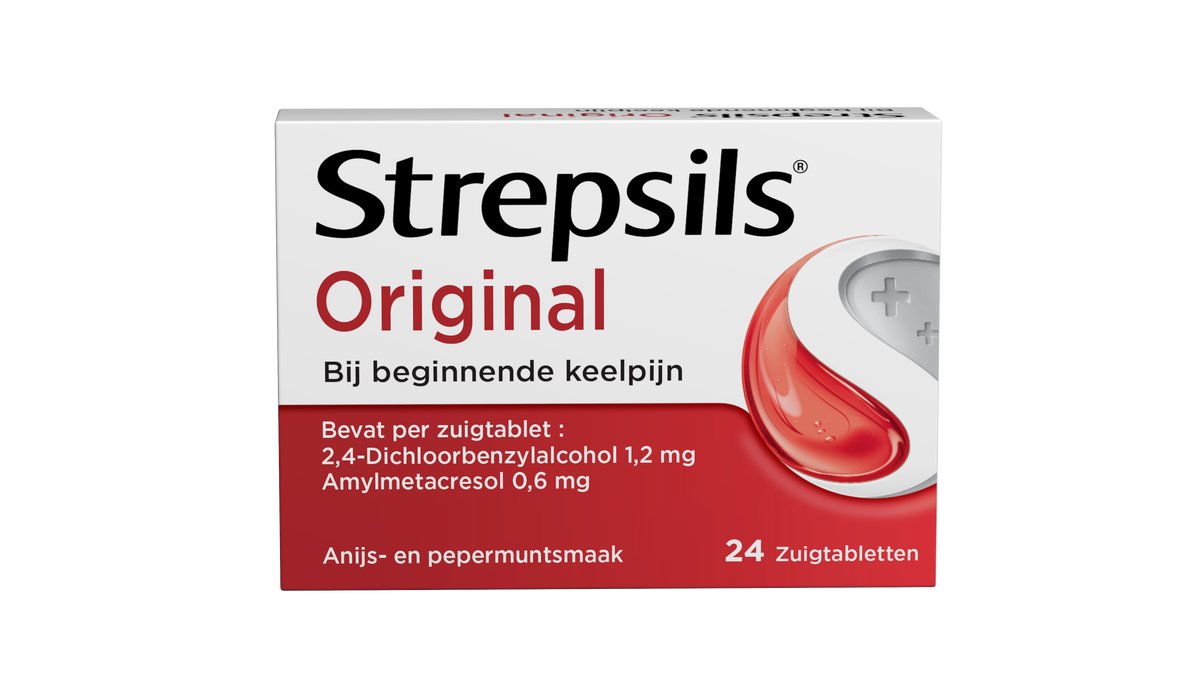 Goedkoopste Strepsils Keelverzorging Regular - 24 tabletten - Bij Beginnende Keelpijn
