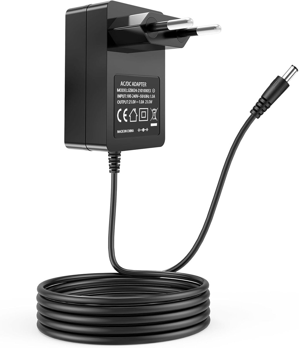 21V Lithium Acculader voor Mini Kettingzaag - Draadloos en Compatibel met Diverse Modellen