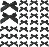 Bol.com 150 stuks eenzijdige satijnen geschenkstrikken - Voor feestjes en decoratie aanbieding