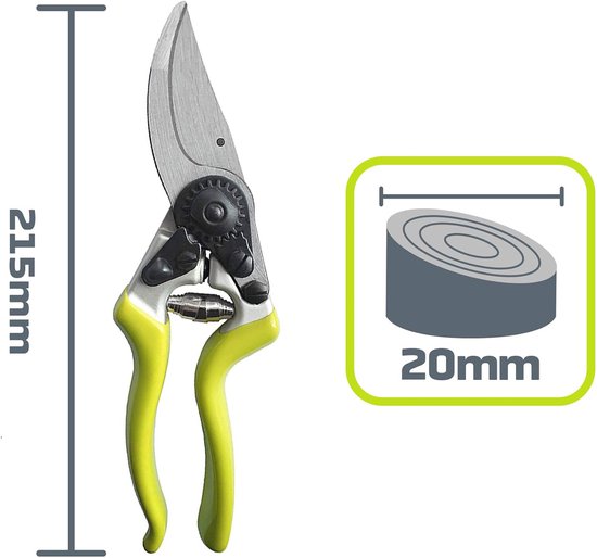 Snoeischaar - Snoeien door 20mm takken - Minder kracht nodig door tandwiel van GARDENA — afbeelding 4
