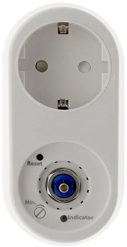 LED prise murale Dimmer - 0-150W, Bouton-tour, Cut Phase, silencieux 100% - ECODIM