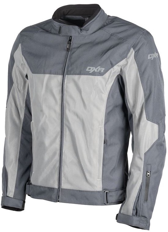 Motor Jas R STREAM EVO Mannen Zomer Blauw grijs / Grijs M CE-gekeurd van MOTOBLOUZ