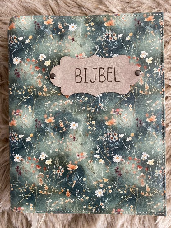 Zij Lacht' bijbelhoes | Lerenbijbelhoezen.nl