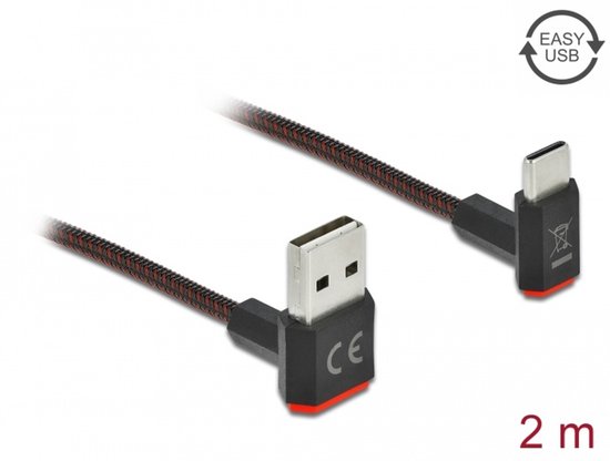 1 x USB 2.0 Typ-A, 1 x USB 2.0 Typ-C, 28 AWG, 24 AWG, 3.5 mm, 2 m