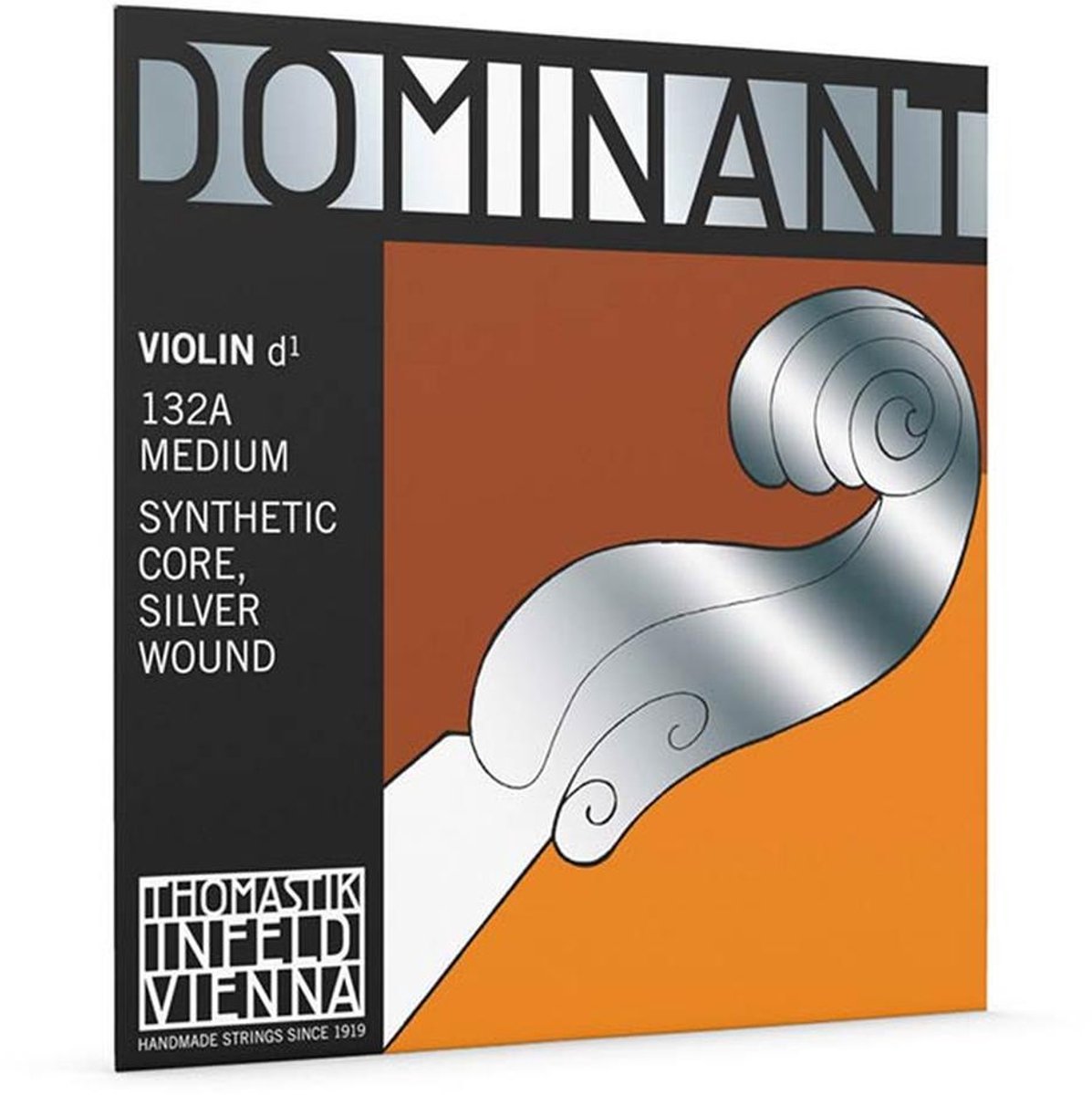 Thomastik Infeld TH-132A violin string D-3 4/4 medium, synthetic core, silver wound