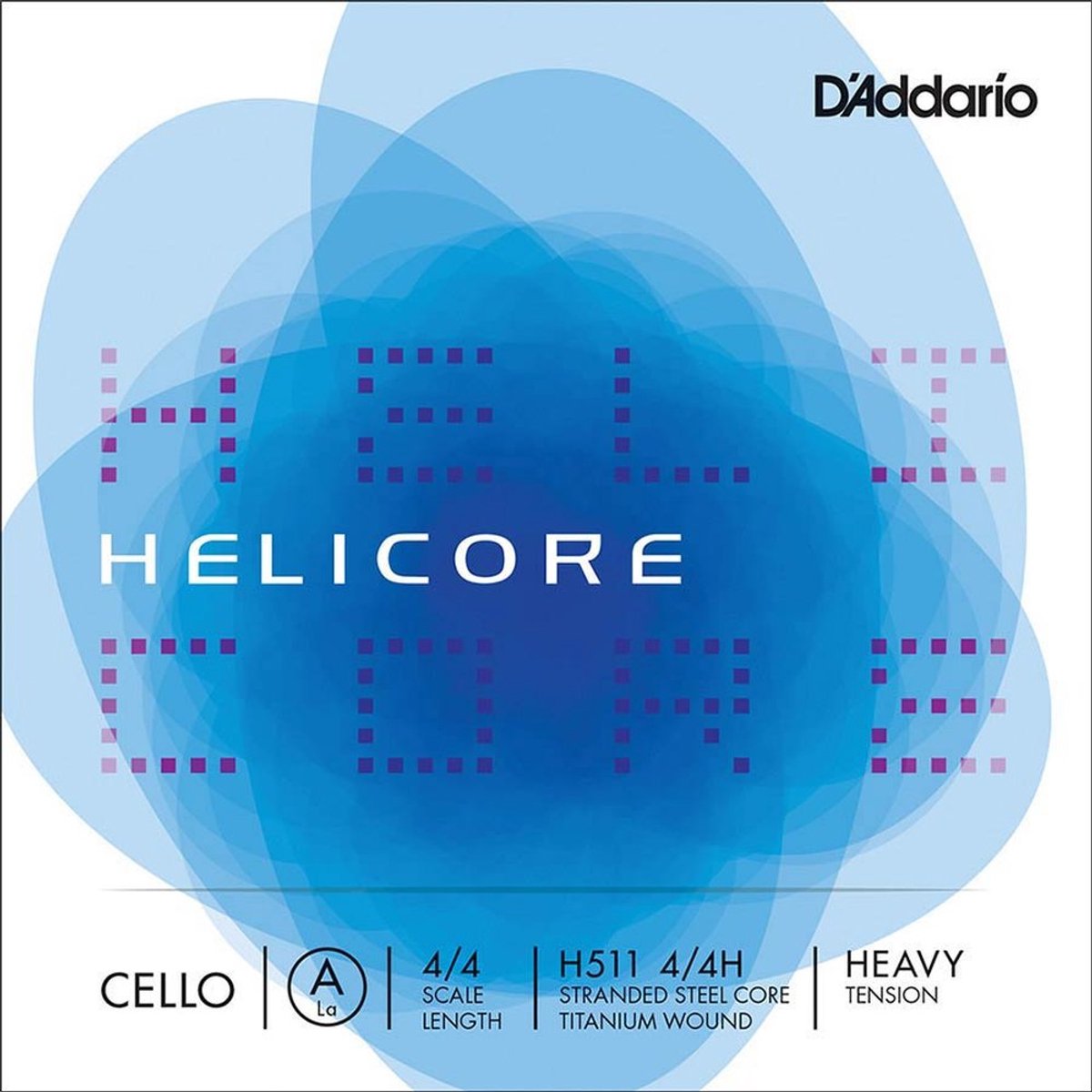 D'Addario H511-44H cello string A-1 4/4, heavy, titanium