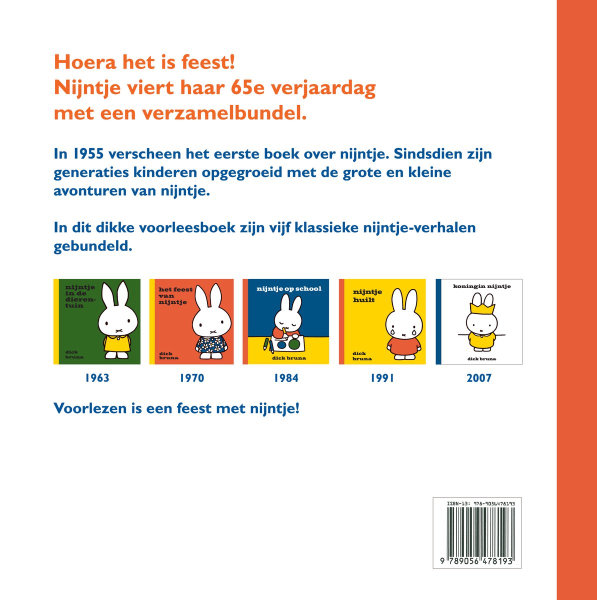 nijntjes voorleesfeest - back cover