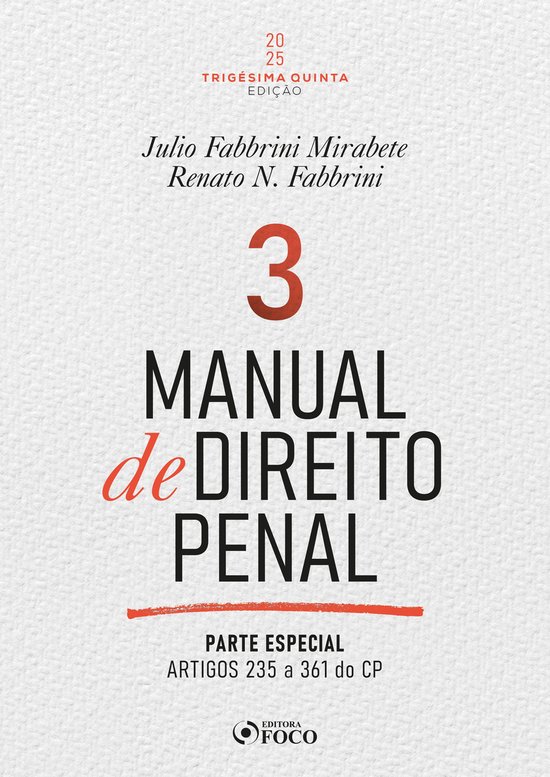 Manual Direito Penal 3 - MANUAL DE DIREITO PENAL - VOLUME 3 - cover