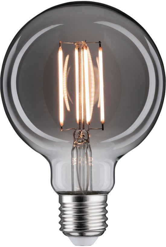 Led Rookglas Bol 1879 Filament 230 V LED Globe G95 E27 360lm 8W 1800K dimbaar Rookglas | bol