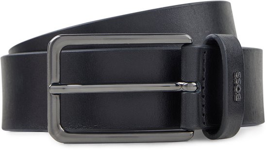 BOSS leren heren riem, licht beige BOSS leren heren riem, licht beige