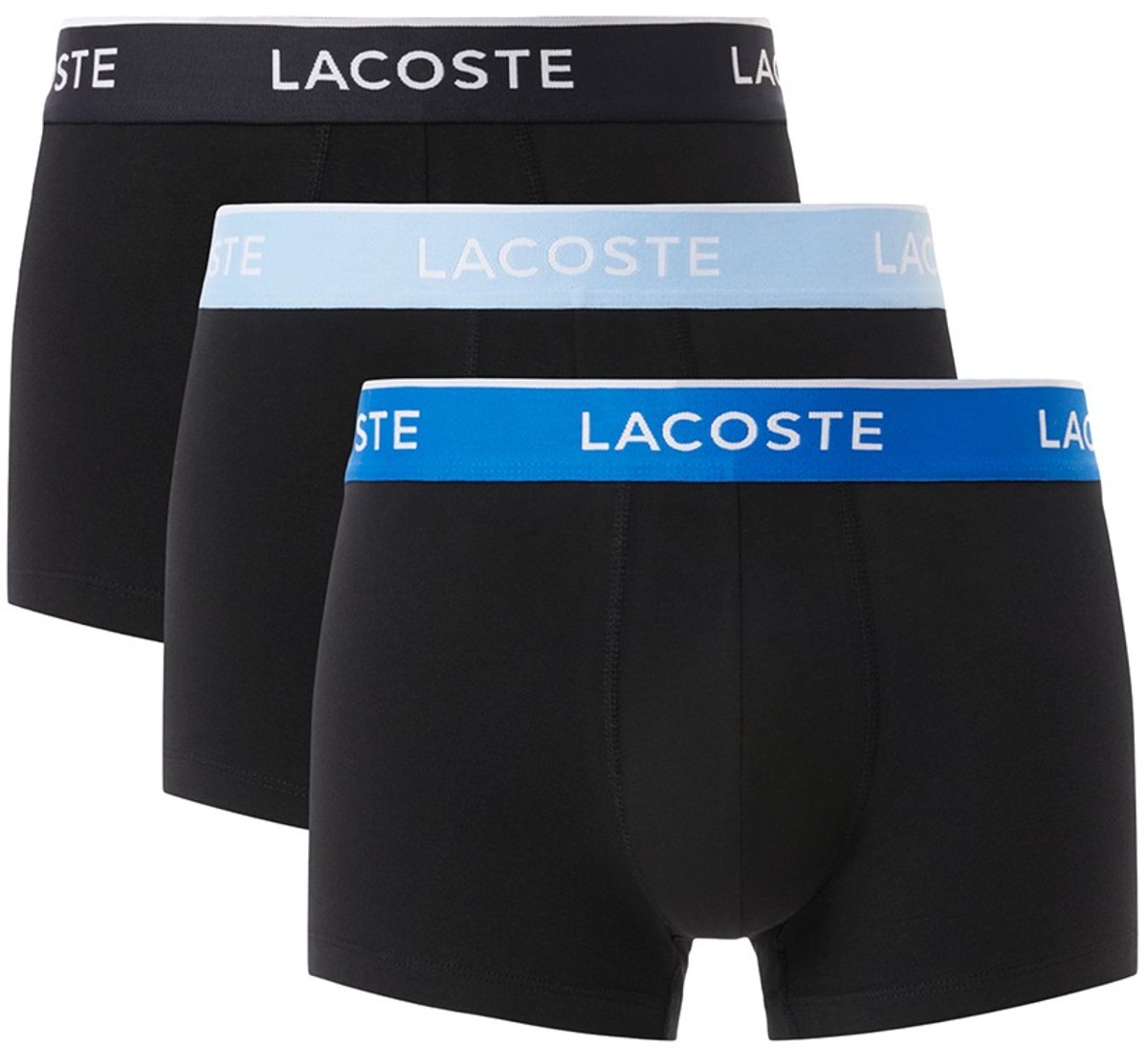 Lacoste heren 3P boxers basic combi zwart II
