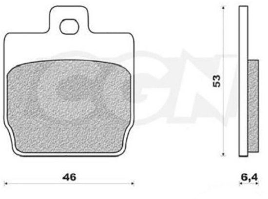 Plaquette de frein Polini pour Moto Beta 125 RR RE Après 2008 Neuf