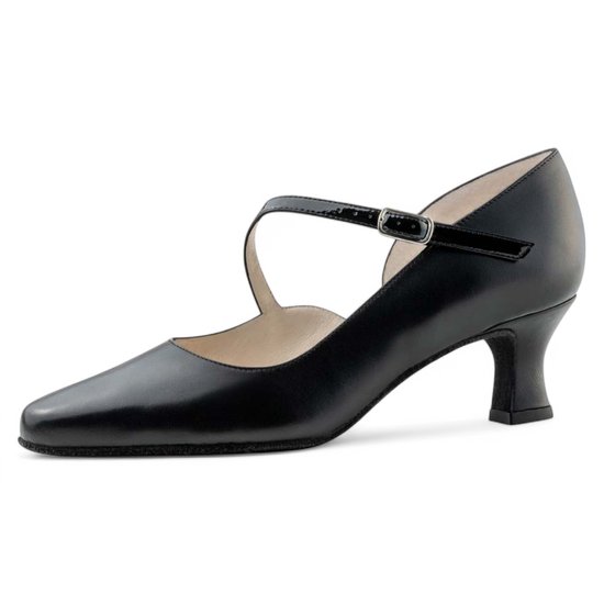 Social, Ballroom, Salsa Dansschoenen Heren - Suède en Leer - Hak 2 cm - Werner Kern 28023
