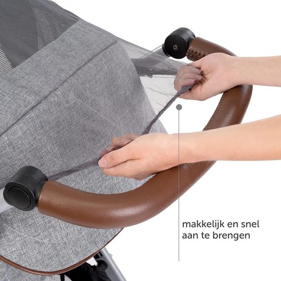 Muggennet Kinderwagen & Buggy - Veilig muskietennet baby wit