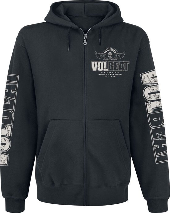 Volbeat Servant of the mind Heren Vest met capuchon - zwart - L