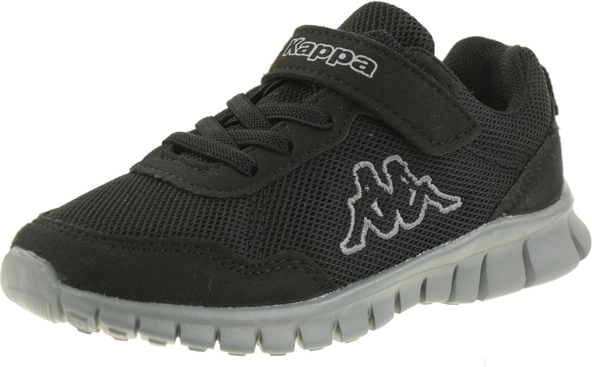 Kappa Unisex Kindersneaker Sneaker 260982BCK 1116 Zwart Grijs