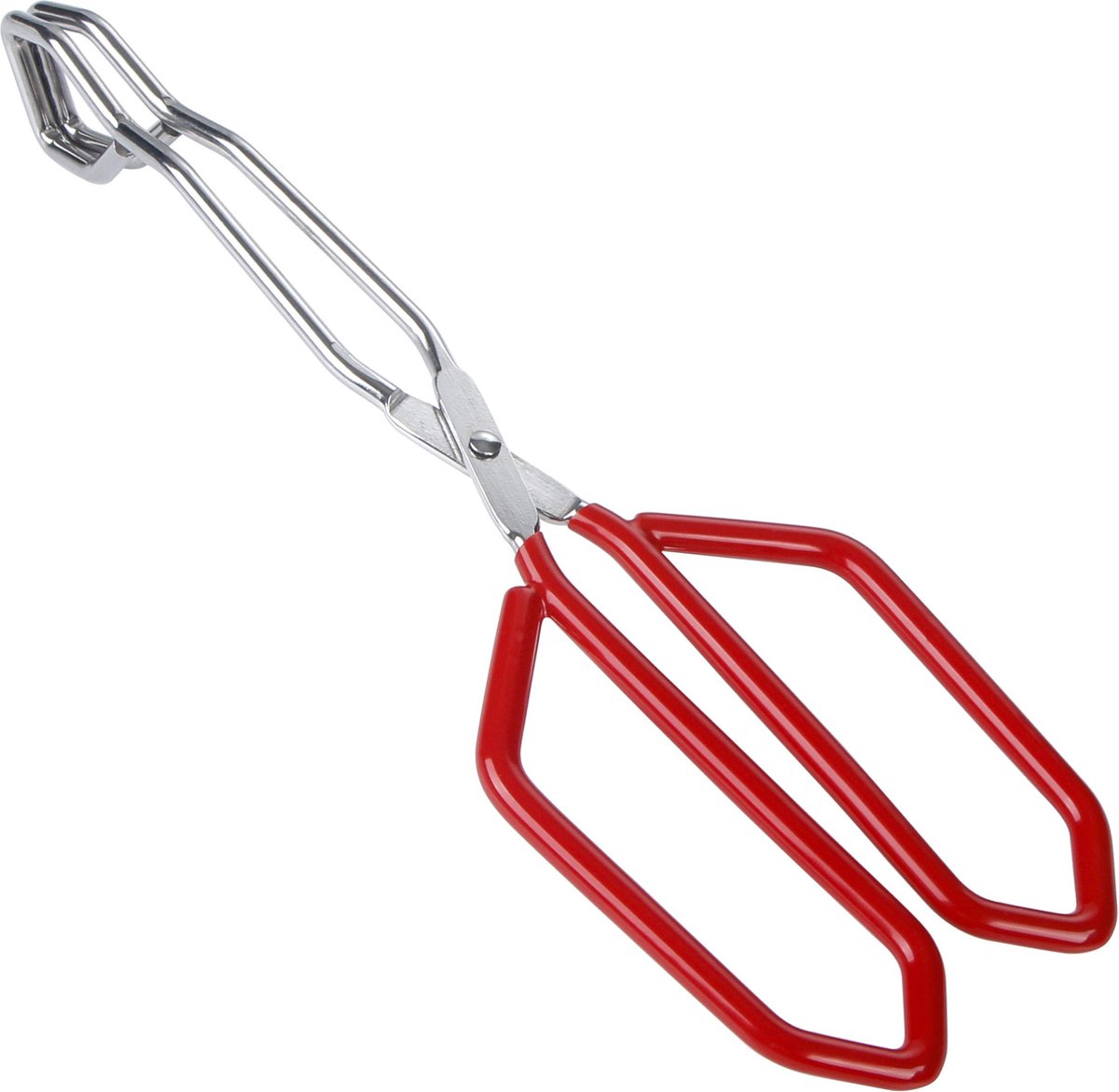 La'Moussawi ® Robuuste Keukenschaar met Rood Handvat voor Diverse Kooktoepassingen, 28 cm