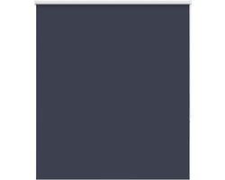 vidaXL - Rolgordijn - verduisterend - 120x130 - cm - stofbreedte - 116,6 - cm - blauw