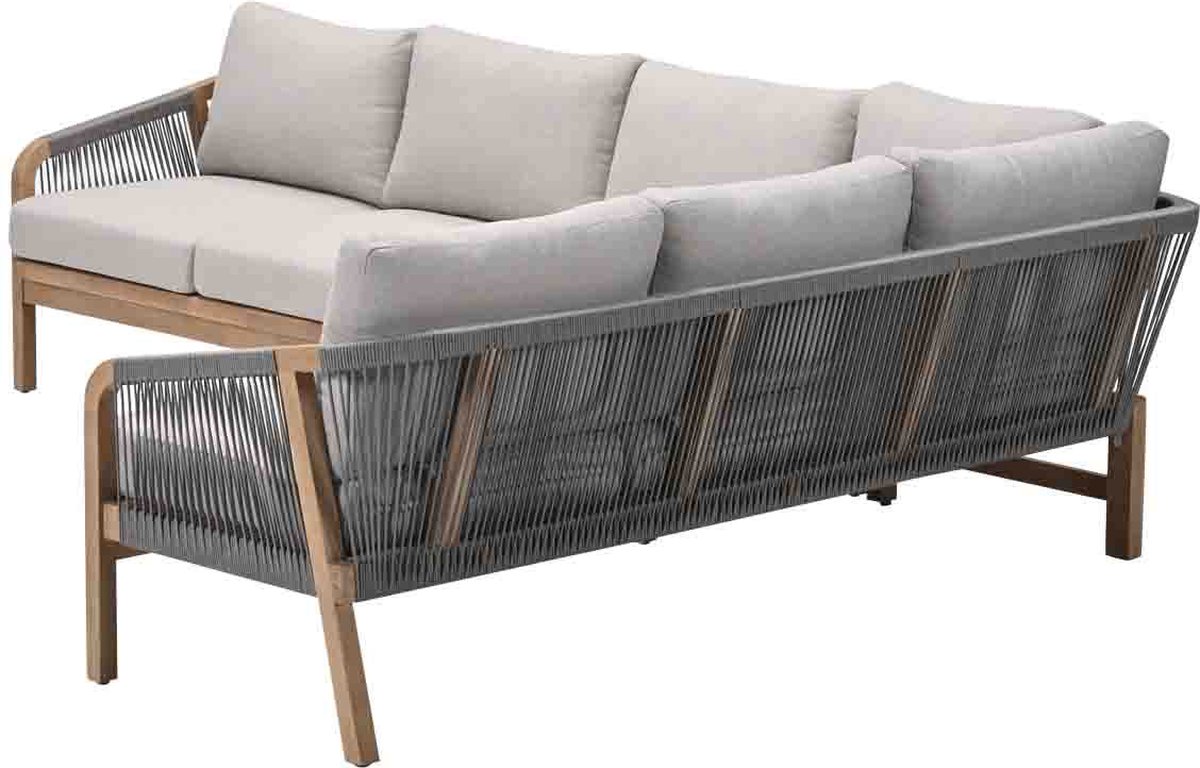 Garden Impressions Alora lounge dining set 2-delig rechts - grey sand