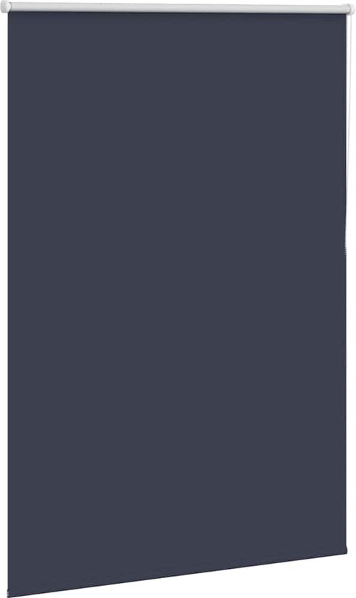 vidaXL - Store enrouleur - occultant - 115x130 - cm - largeur du tissu - 110,7 - cm - bleu