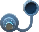 Vis pour tôle ondulée 76/18 - galvanisées 5x60mm avec rondelle et capuchon gris - emballées par 100 pcs