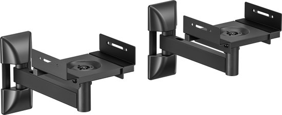 Suptek Dual Side Clamping Boekenkast Luidsprekerhouder Omgevingsluidsprekers Spm201xlw